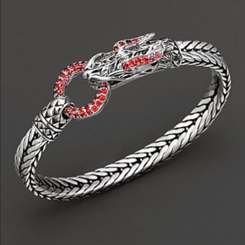 NWOT John Hardy Naga Lava Dragon head bracelet